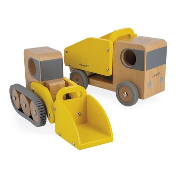 Janod - Holzbagger und Lastwagen BOLID