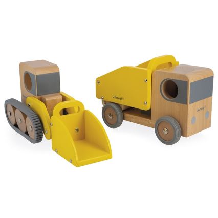 Janod - Holzbagger und Lastwagen BOLID