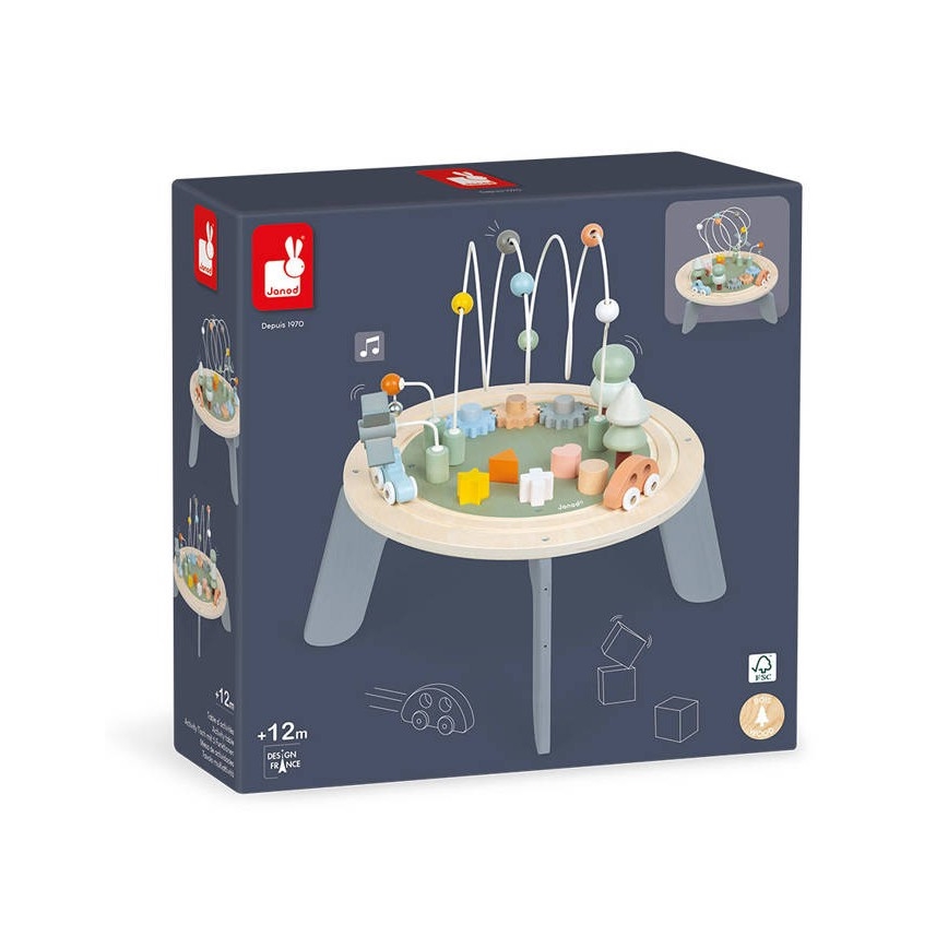 Janod - Interaktiver Kindertisch SWEET COCOON Autos