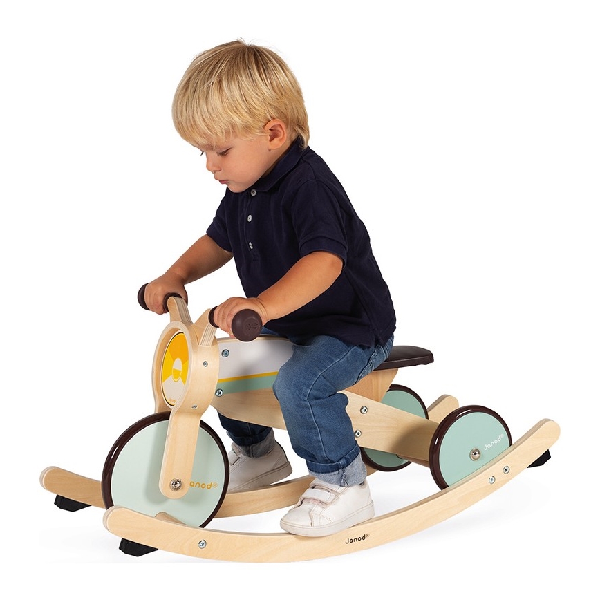Janod - Kinder-Holzlaufrad 2in1