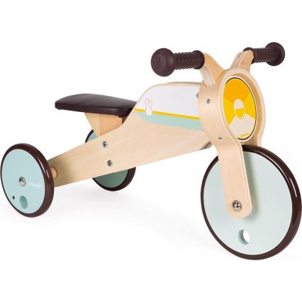 Janod - Kinder-Holzlaufrad 2in1
