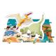 Janod - Kinder-Lernpuzzle 200 Stück Dinosaurier