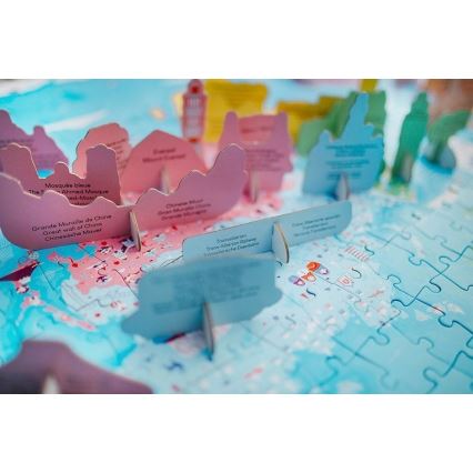 Janod - Kinderpädagogisches Puzzle 350 Teile Welt