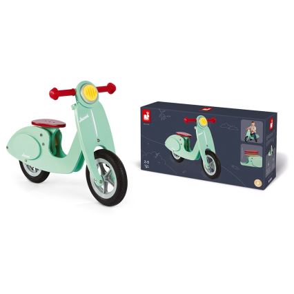 Janod - Kinder-Schiebefahrrad VESPA grün