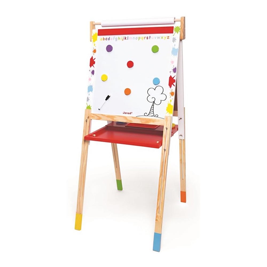 Janod - Magnetische Tafel Rot