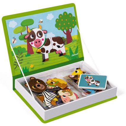 Janod - Magnetisches interaktives Set MAGNETIBOOK Tiere