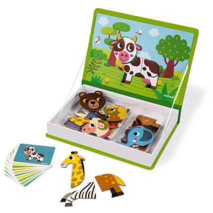 Janod - Magnetisches interaktives Set MAGNETIBOOK Tiere