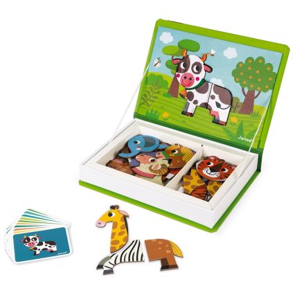 Janod - Magnetisches interaktives Set MAGNETIBOOK Tiere