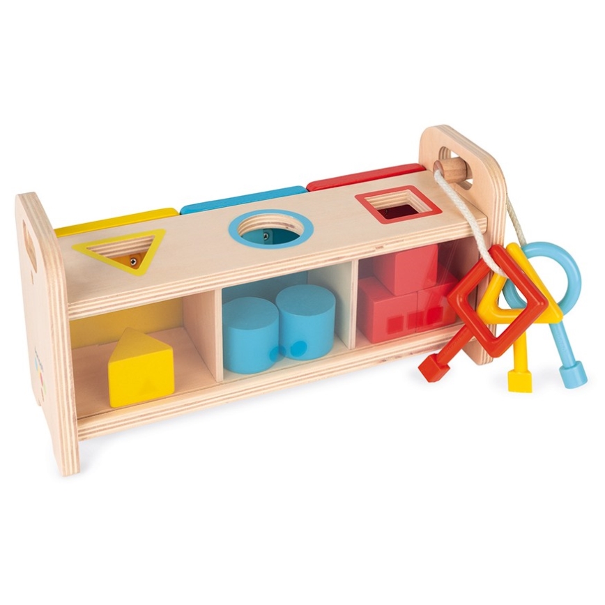 Janod - Montessori Holzspielzeug interaktiv, 10-teilig
