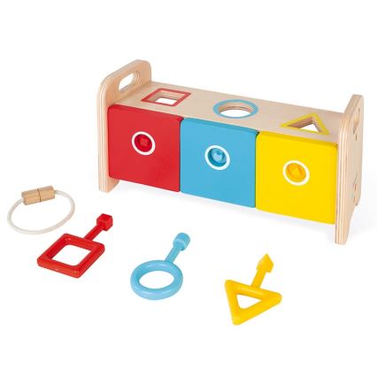 Janod - Montessori Holzspielzeug interaktiv, 10-teilig