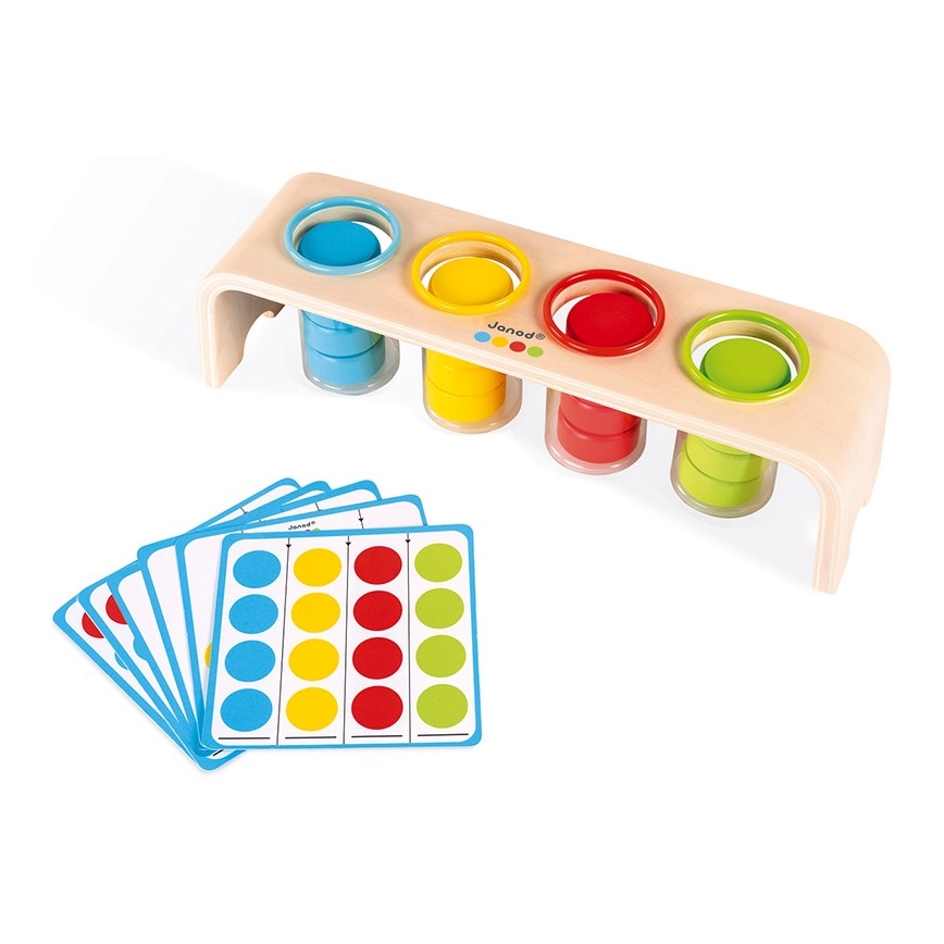 Janod - Montessori Holzspielzeug interaktiv 22-teilig