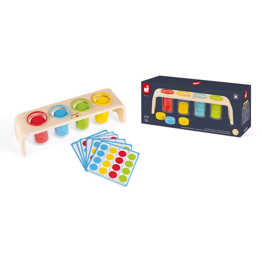 Janod - Montessori Holzspielzeug interaktiv 22-teilig
