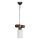 JASMIN Deckenlampe mit Kette 1xE27/40W/230V braun/weiß