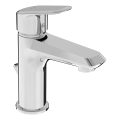 JIKA H3112E10041111 - Waschtischarmatur mit Ablaufventil ohne Überlauf TALAS 17,4 cm Hochglanzchrom