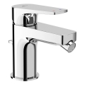 JIKA H3411X10041111 - Bidetarmatur mit Ablauf ohne Überlauf CUBITO 12,8 cm glänzender Chrom