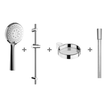 JIKA H3651X00044721 - Duschset CUBITO Hochglanzchrom