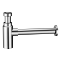 JIKA H3741R00040001 - Runder Waschbecken-Siphon RIO, glänzender Chrom