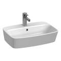 JIKA H8183827571041 - Aufsatzwaschbecken LYRA 55x40 cm Keramik/mattweiß