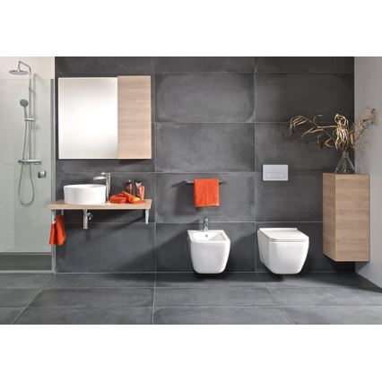 JIKA H8184200001121 - Aufsatzwaschbecken CUBITO Ø 40 cm Keramik/Weiß