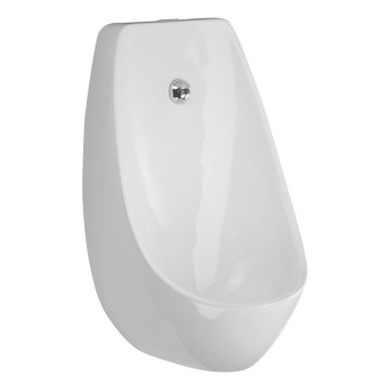 JIKA H8411010000001 - Urinal DOMINO mit Rückwasseranschluss und Rückabfluss, Keramik/Weiß