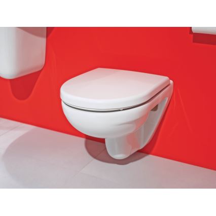 JIKA H8663810000001- Wandhängendes WC LYRA Keramik/weiß + WC-Sitz LYRA Duroplast/weiß