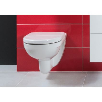 JIKA H8663850000001- Hänge-WC LYRA Keramik/weiß + WC-Sitz LYRA Duroplast/weiß