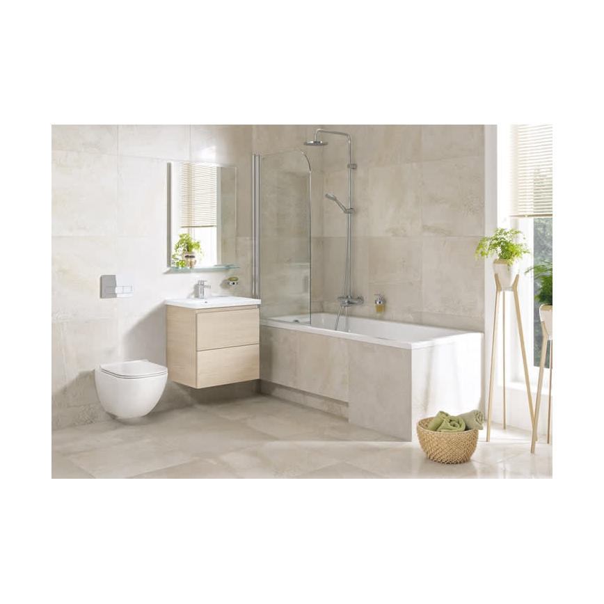 JIKA H8667180000001 - Wandhängendes WC MIO Keramik/weiß + Toilettensitz SoftClose MIO Duroplast/weiß