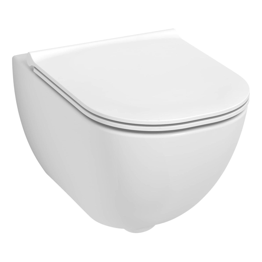 JIKA H8667180000001 - Wandhängendes WC MIO Keramik/weiß + Toilettensitz SoftClose MIO Duroplast/weiß