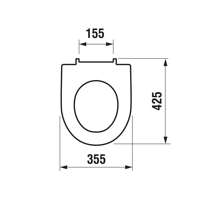 JIKA H8933853000001 - WC-Sitz SoftClose LYRA, Duroplast, weiß