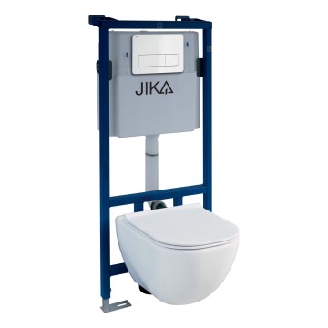 JIKA H8956520000001 - Unterputzmodul für wandhängende Toilette mit Anschlussmöglichkeit für Bidet