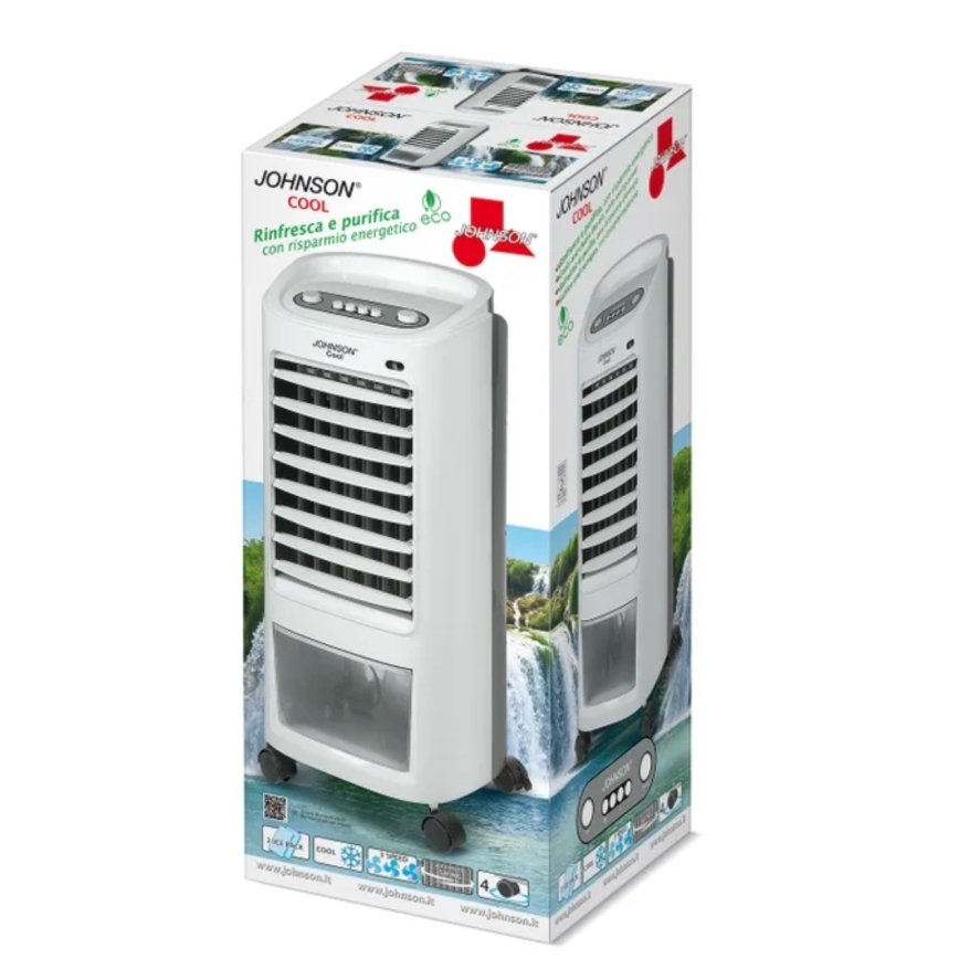 JOHNSON - Tragbarer Luftkühler COOL 65W/230V weiß/grau