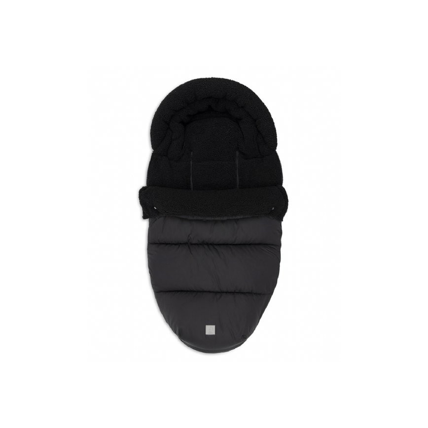 Jollein - Baby-Fußsack schwarz