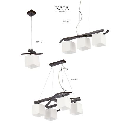 Jupiter 1106 - KJ 4 - Kronleuchter KAJA 4xE27/60W/230V