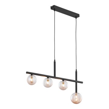 Jupiter 1905 - Hängeleuchte mit Kabel NEPTUN 4xG9/14W/230V schwarz