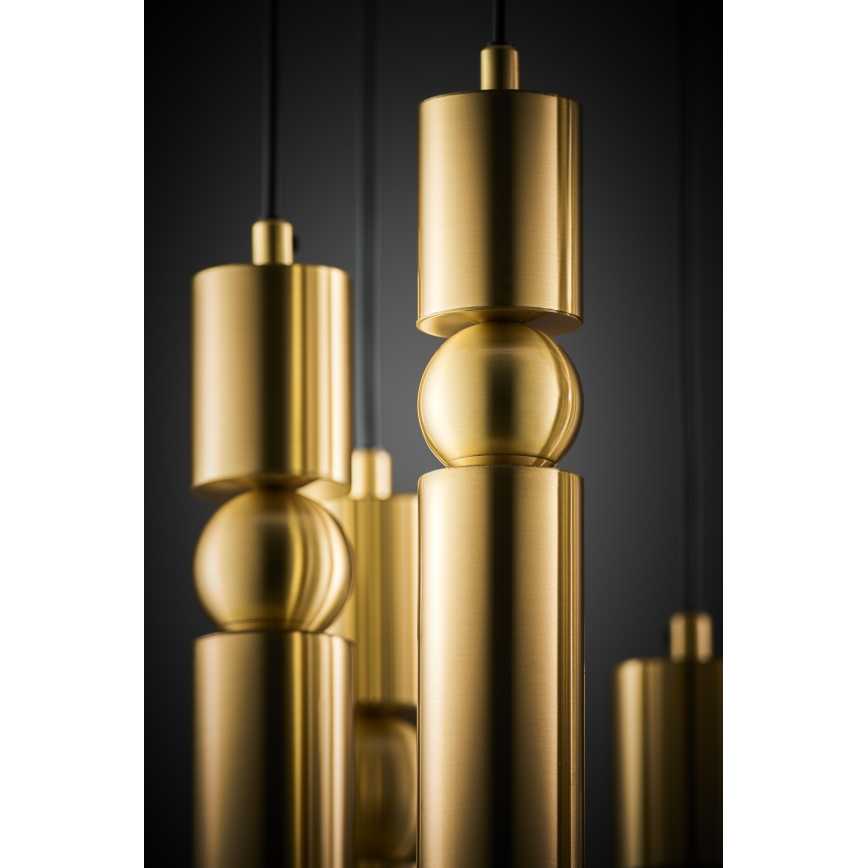 Jupiter 2021 - Hängeleuchte an Schnur ALAS 7xGU10/10W/230V golden