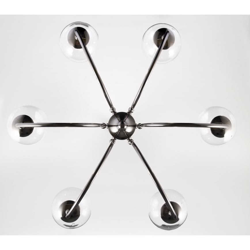 Jupiter 2022 - Hängeleuchte an Kette BRILLANTE 6xG9/10W/230V glänzendes Chrom