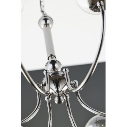 Jupiter 2022 - Hängeleuchte an Kette BRILLANTE 6xG9/10W/230V glänzendes Chrom
