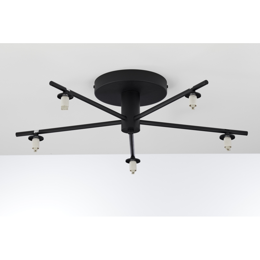 Jupiter 2046 - Aufbauleuchte PRATO 5xG9/10W/230V schwarz/klar