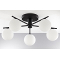 Jupiter 2049 - Aufgesetzte Deckenleuchte PRATO 5xG9/14W/230V schwarz/weiß