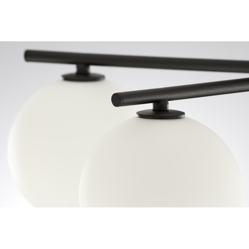 Jupiter 2049 - Aufgesetzte Deckenleuchte PRATO 5xG9/14W/230V schwarz/weiß