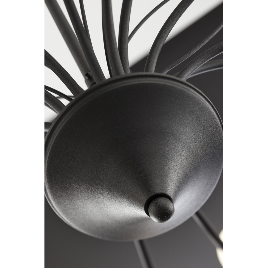 Jupiter 2057 - Kettenkronleuchter GLORIOSA 15xG9/14W/230V schwarz