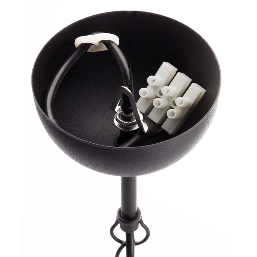 Jupiter 2057 - Kettenkronleuchter GLORIOSA 15xG9/14W/230V schwarz