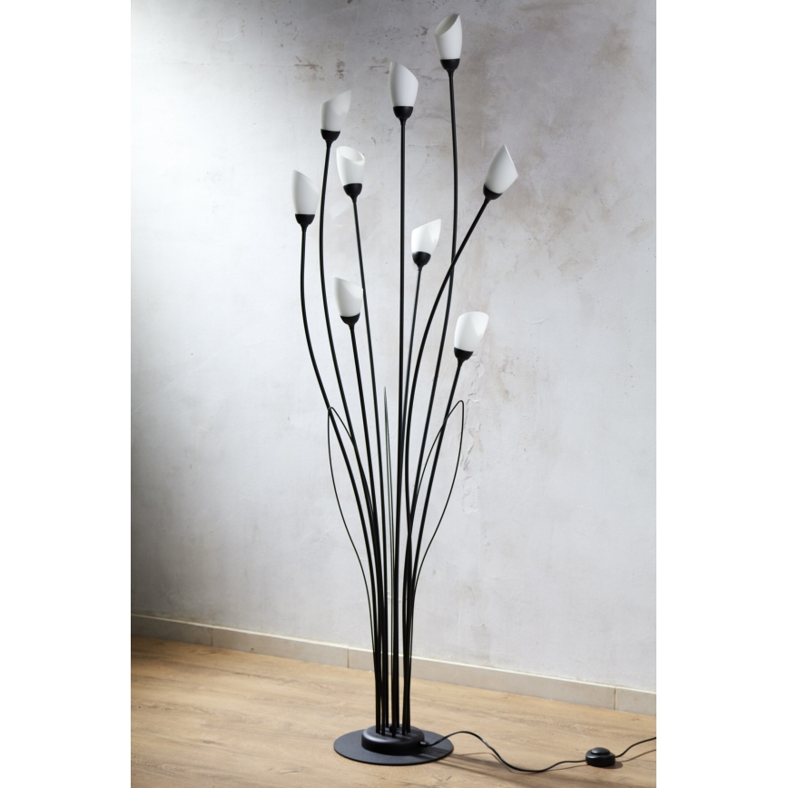 Jupiter 2058 - Stehleuchte GLORIOSA 9xG9/14W/230V schwarz