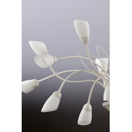 Jupiter 2062 - Kronleuchter an Kette GLORIOSA 15xG9/14W/230V cremefarben