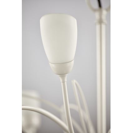 Jupiter 2062 - Kronleuchter an Kette GLORIOSA 15xG9/14W/230V cremefarben