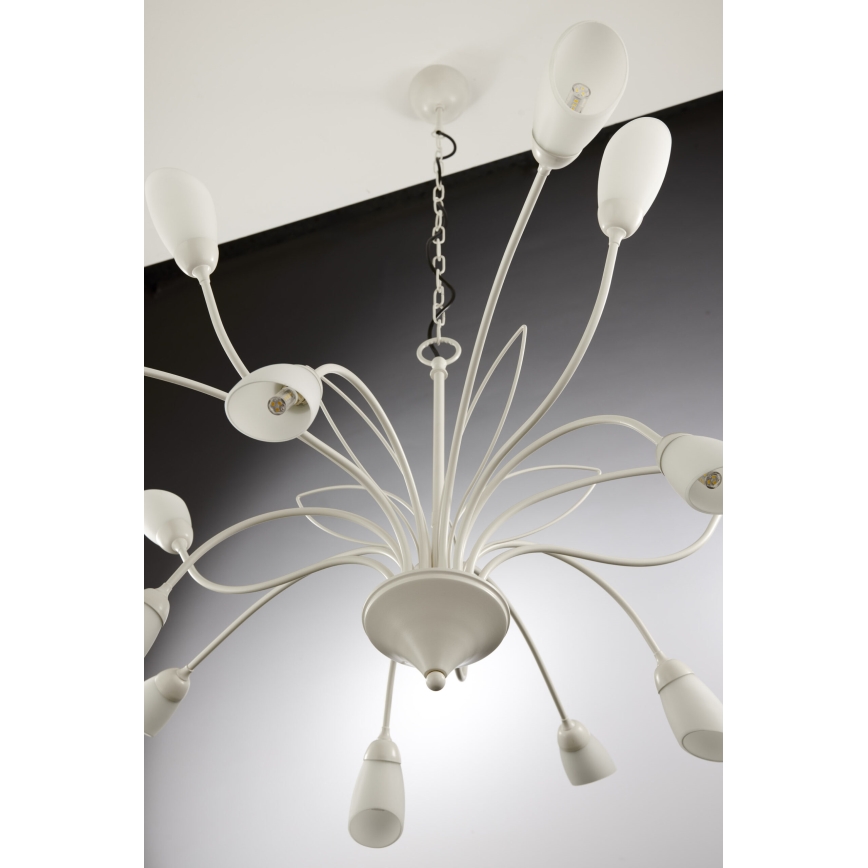 Jupiter 2062 - Kronleuchter an Kette GLORIOSA 15xG9/14W/230V cremefarben