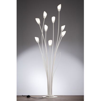 Jupiter 2063 - Stehleuchte GLORIOSA 9xG9/14W/230V cremefarben