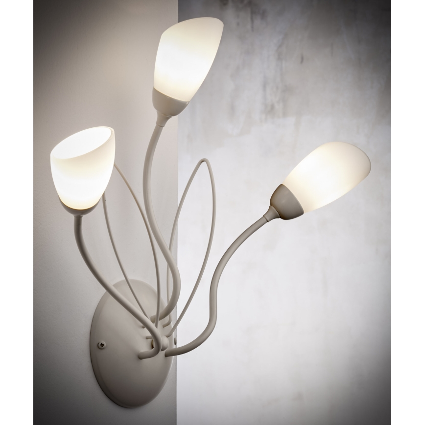 Jupiter 2064 - Wandleuchte GLORIOSA 3xG9/14W/230V cremefarben