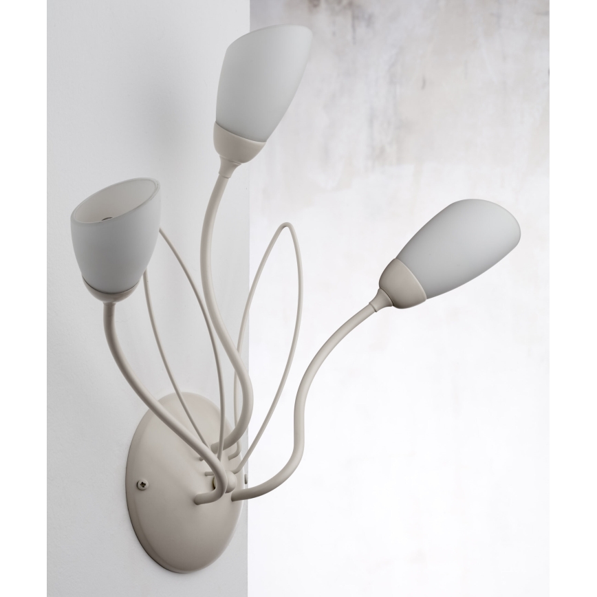 Jupiter 2064 - Wandleuchte GLORIOSA 3xG9/14W/230V cremefarben