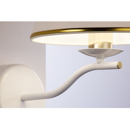 Jupiter 2086 - Wandleuchte SAMBA 1xE27/15W/230V weiß/gold